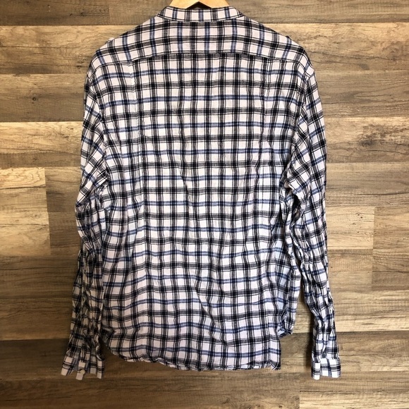 Zara Men’s  Linen Button Up Shirt XL - Picture 7 of 8